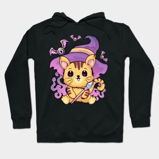 Witchy Cat kawaii pastel goth Hoodie